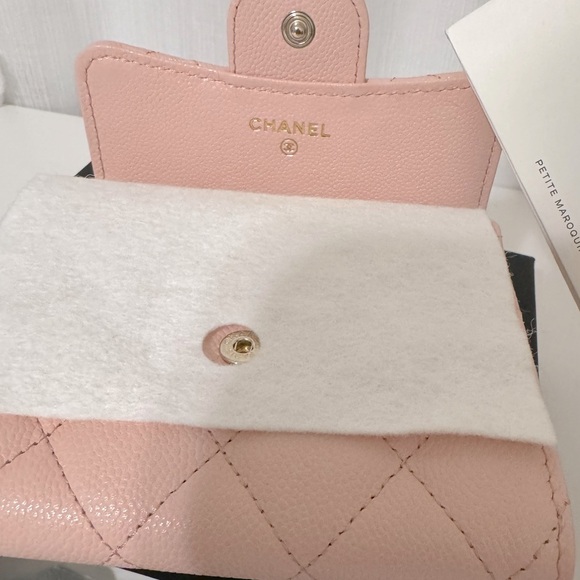 Chanel classic flap small wallet 🩰 ballet pink 100% Authentic - Picture 5 of 6